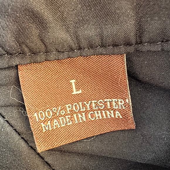 Perry Ellis Mens Canvas Spring Jacket Gray Size Large - Picture 4 of 5